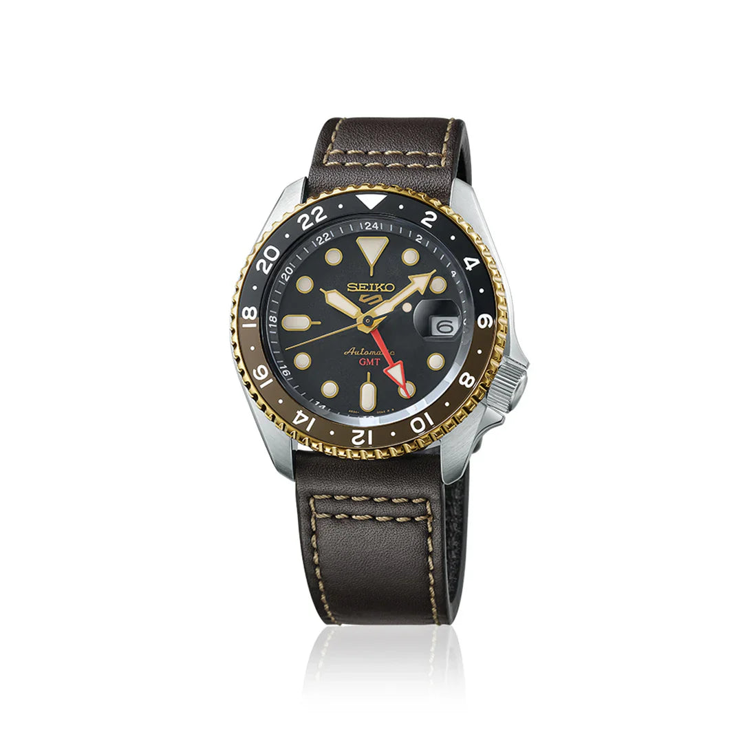 SSK036K1 Reloj Seiko 5 de hombre pulsera de cuero