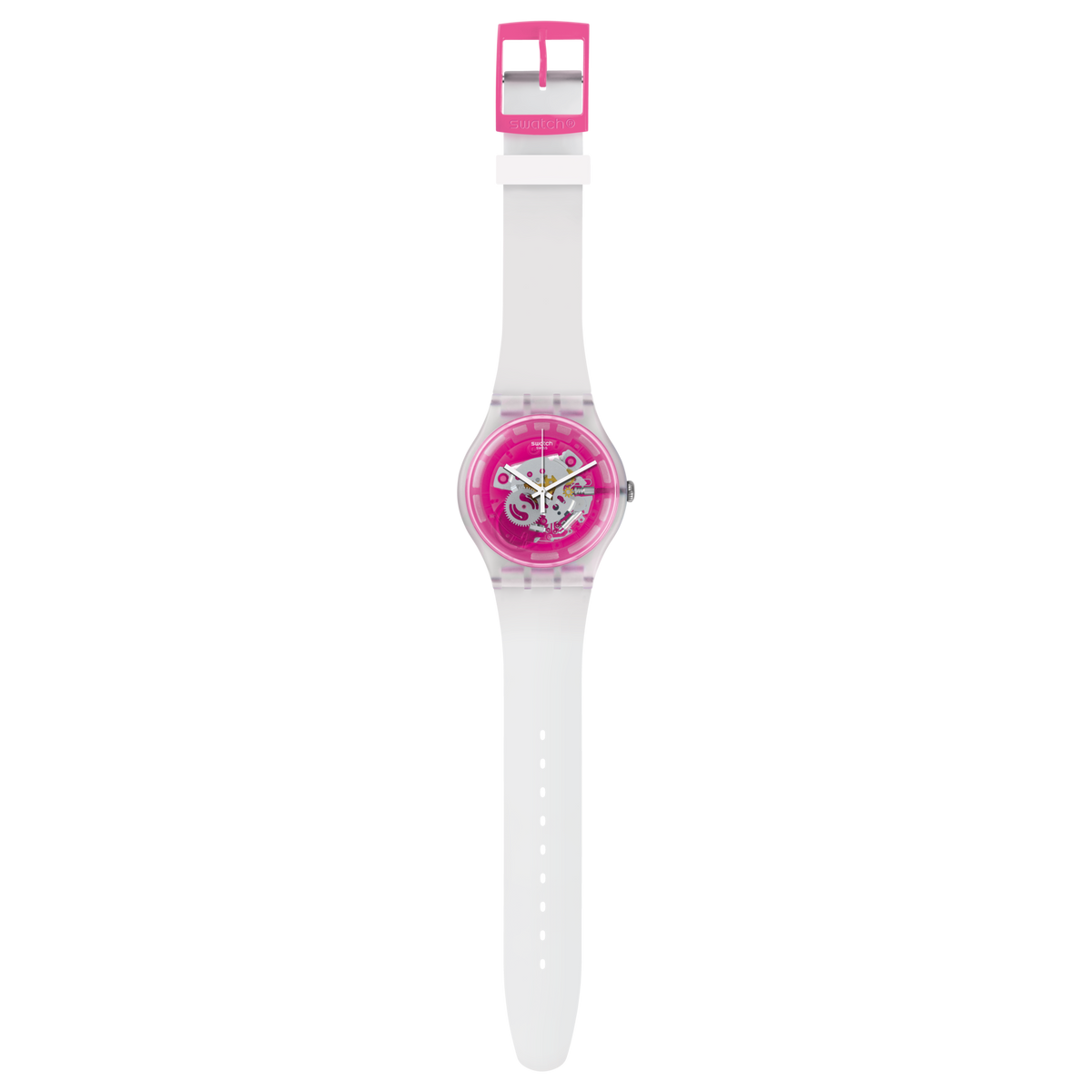 SUOK130 Reloj Swatch PinkMazing de dama correa de caucho