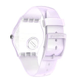 SUOK155 Reloj Swatch Pink Mist de dama correa de silicona