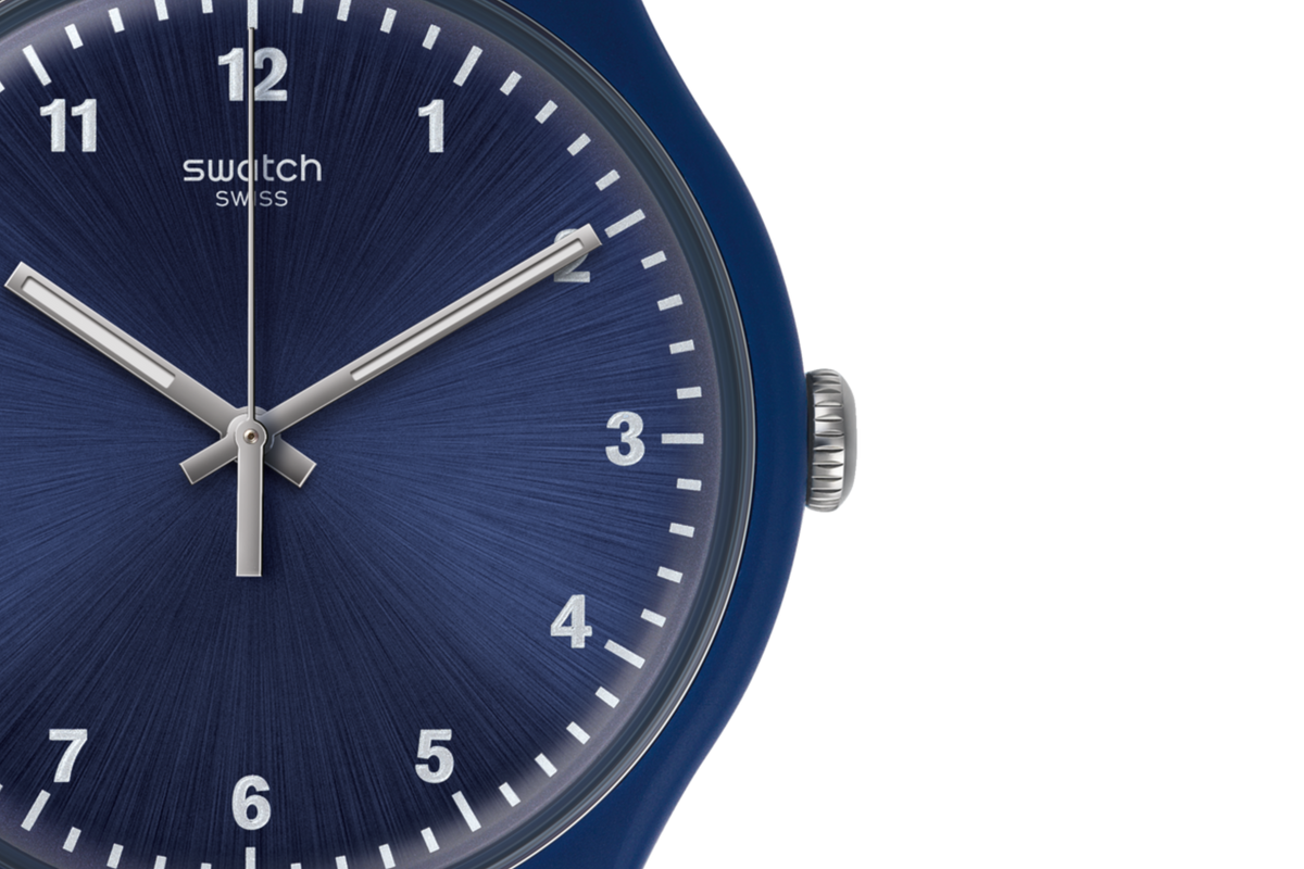 SUON116 Reloj Swatch mono blue de dama correa de resina