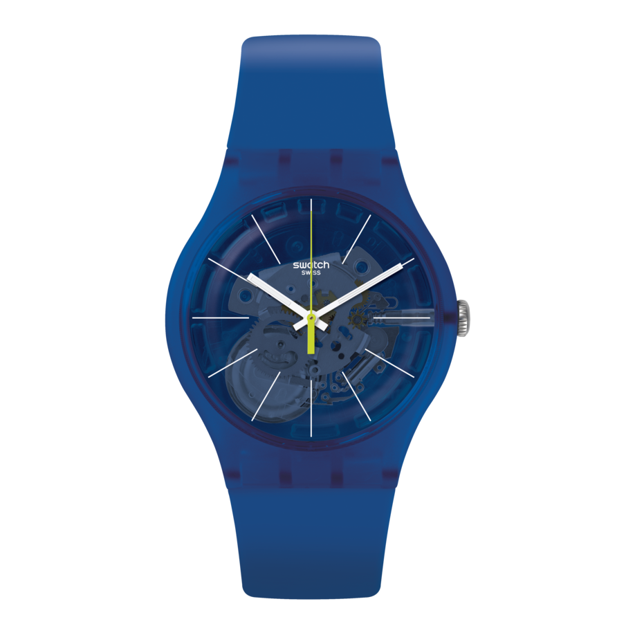SUON142  Reloj Swatch Blue Sirup de hombre pulsera de caucho