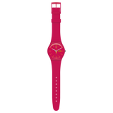 SUOR704 Reloj Swatch Rubine Rebel de dama pulsera de caucho