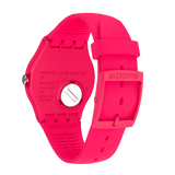 SUOR704 Reloj Swatch Rubine Rebel de dama pulsera de caucho