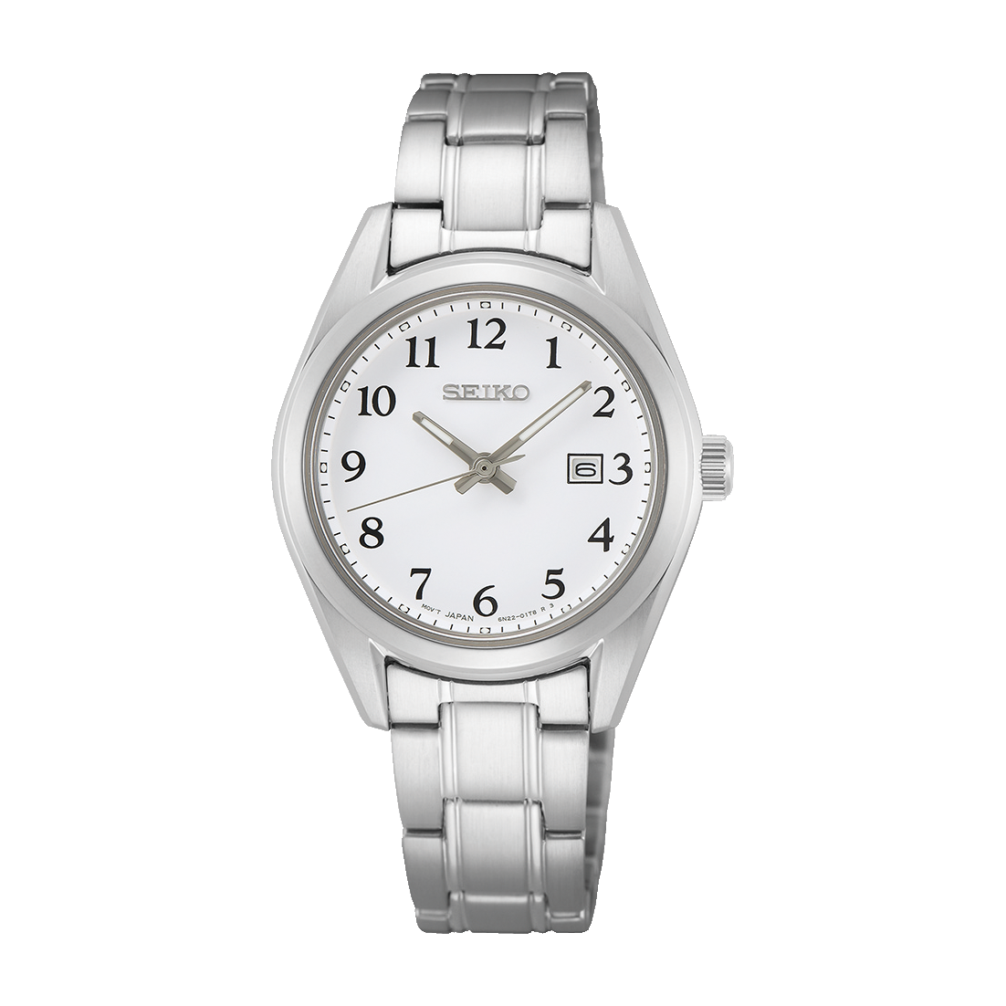 SUR465P1 Reloj Seiko Classic de dama correa de acero inoxidable