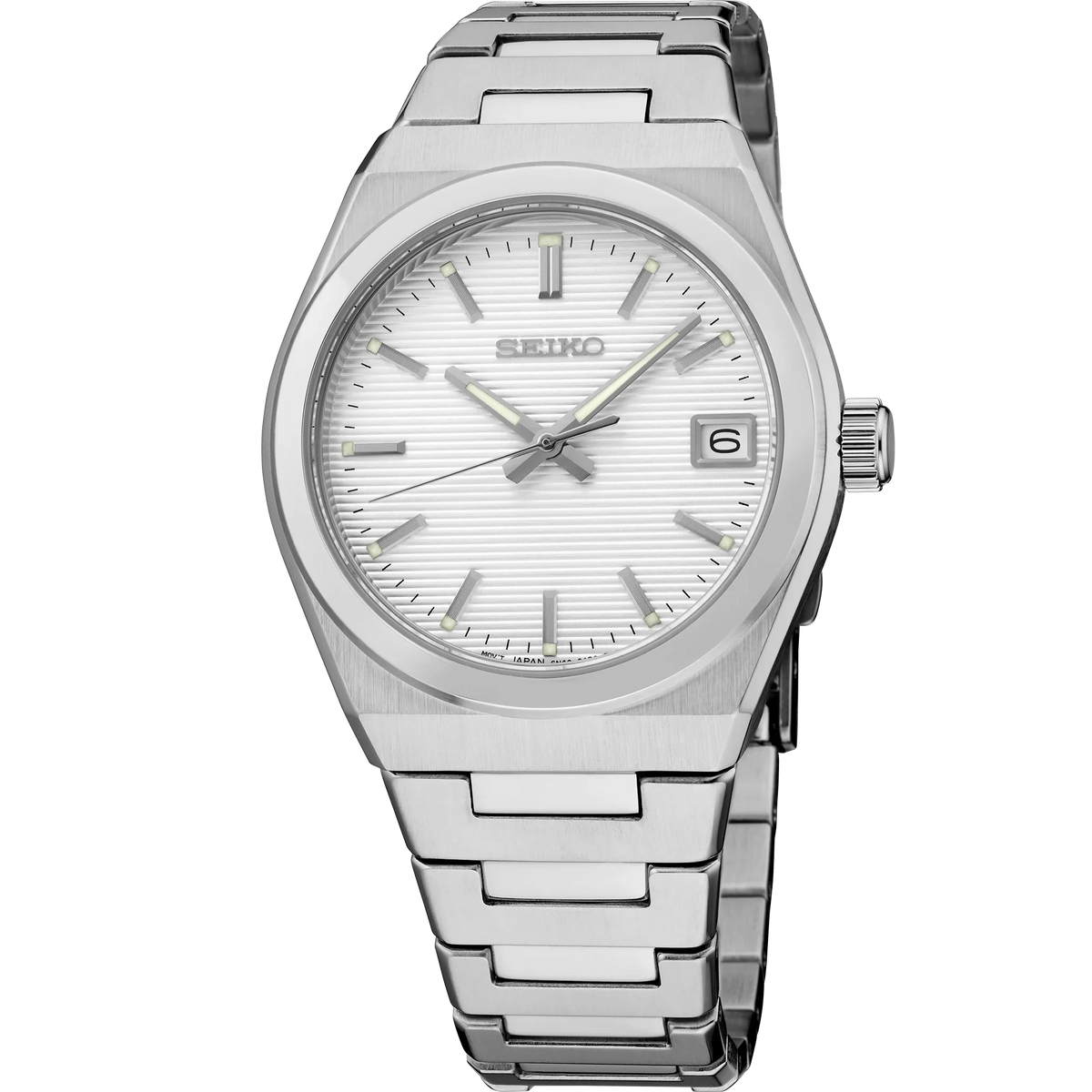SUR573P1 Reloj Seiko Essentials de dama banda de metal 34 mm