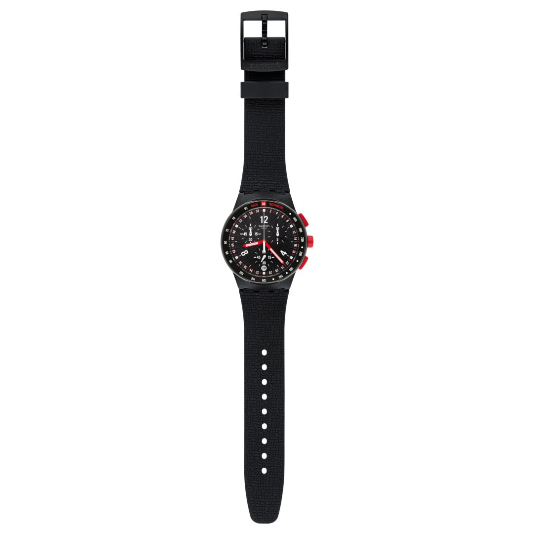 SUSB411 Reloj Swatch Stand Hall de hombre correa de tela