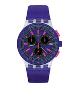 SUSK400 Reloj Swatch Purp-Lol de señorita correa de resina