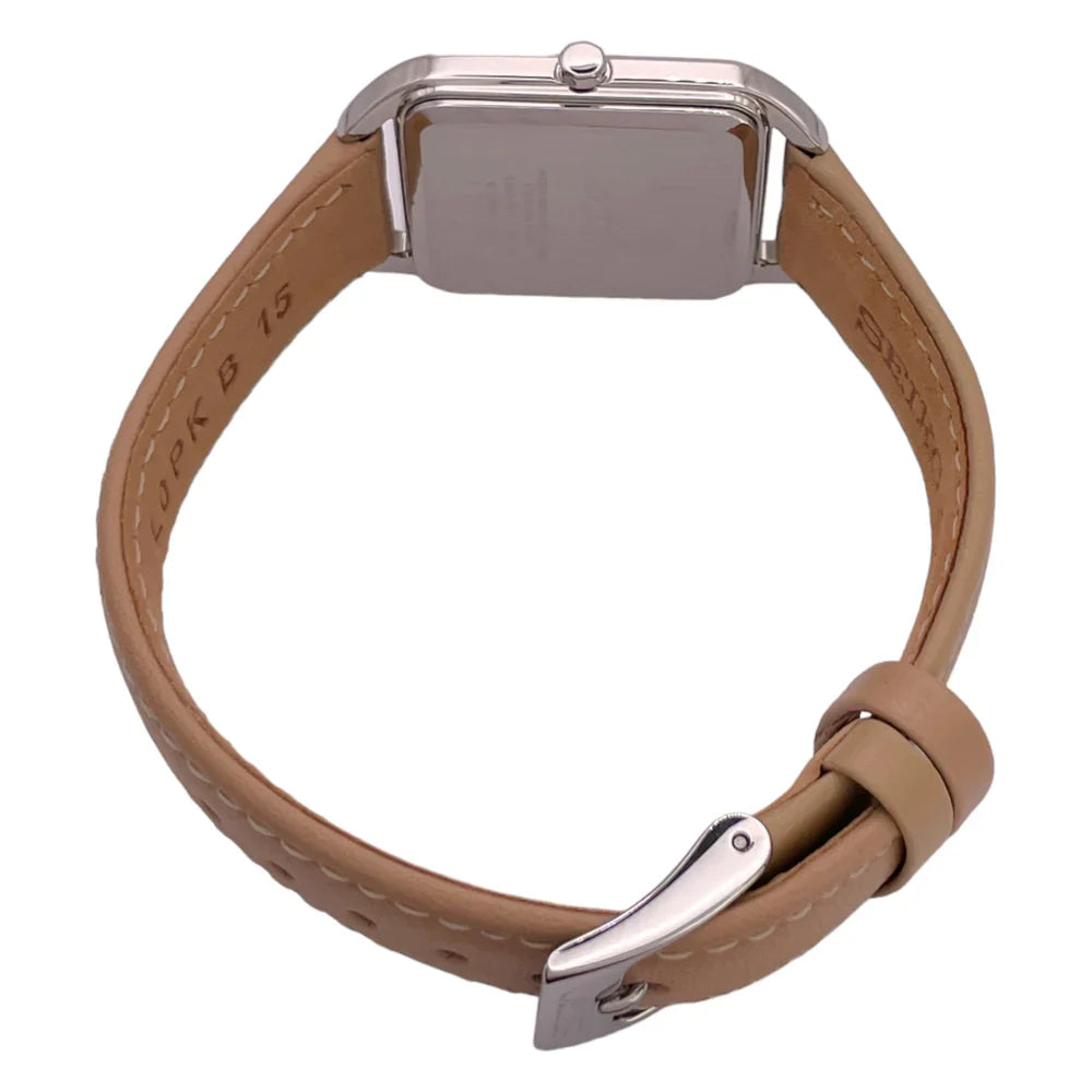 SWR089P1 Reloj Seiko Essentials de mujer pulsera de piel 26 mm