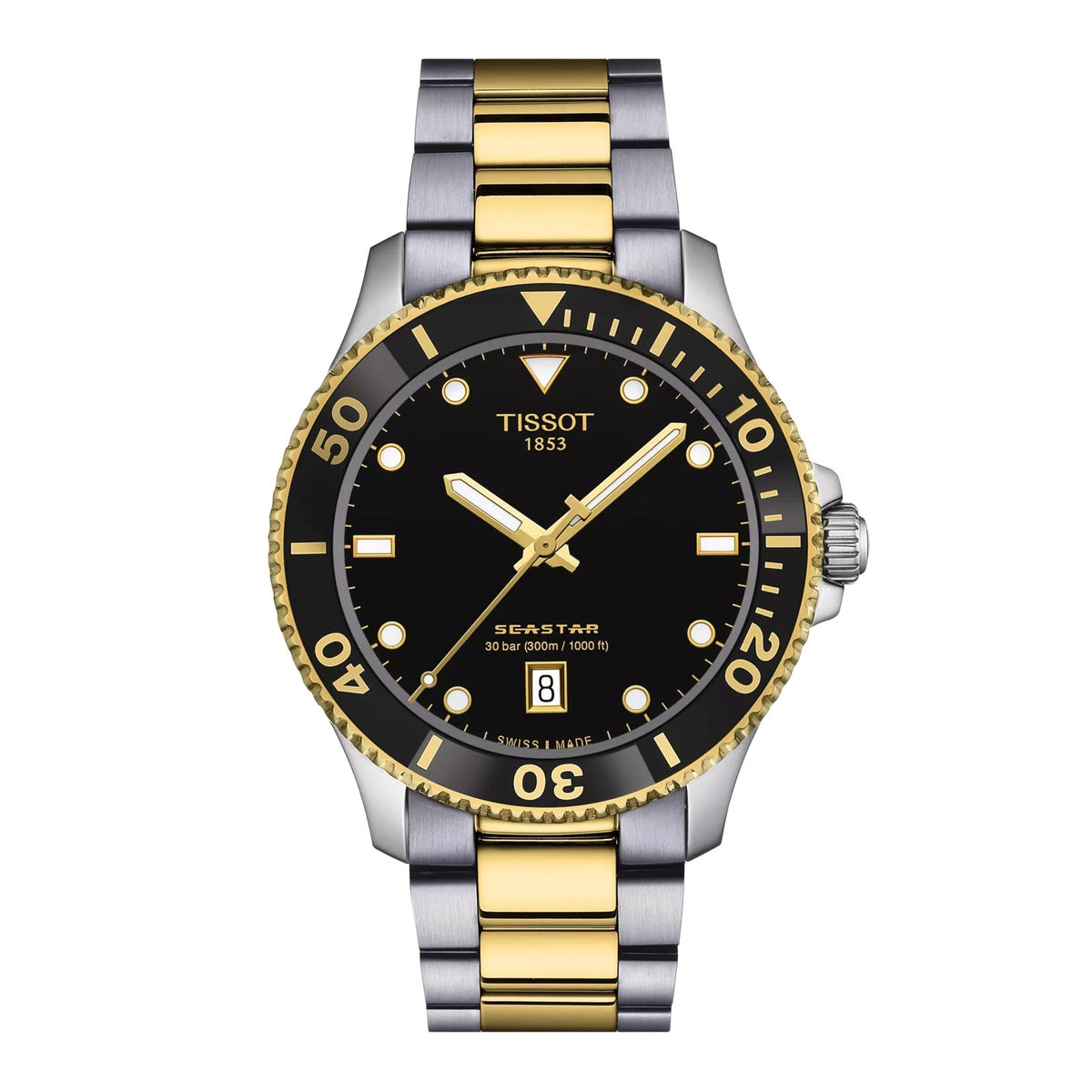 T120.410.22.051.00 Reloj Tissot Seastar 1000 de hombre correa de metal