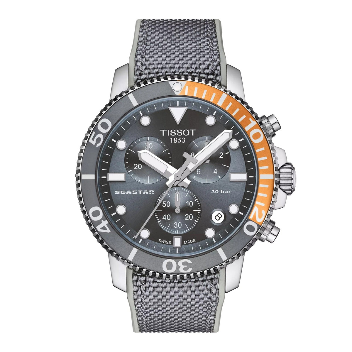 T120.417.17.081.01 Reloj Tissot Seastar de hombre correa de tela