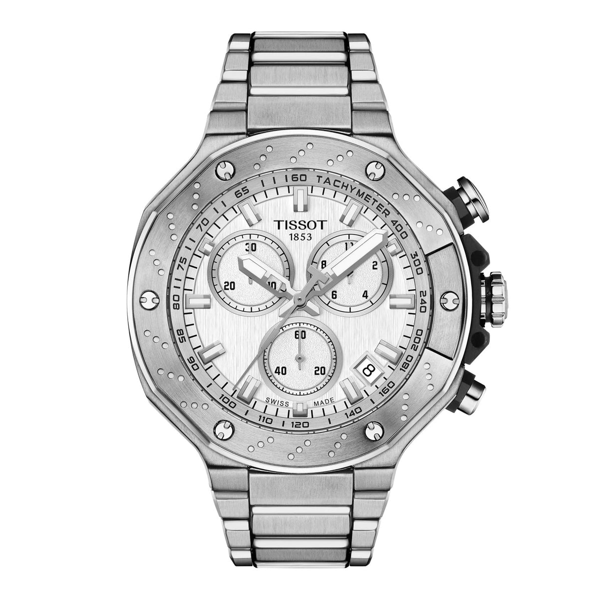T141.417.11.031.00 Reloj Tissot T-Race de hombre banda de acero inoxidable