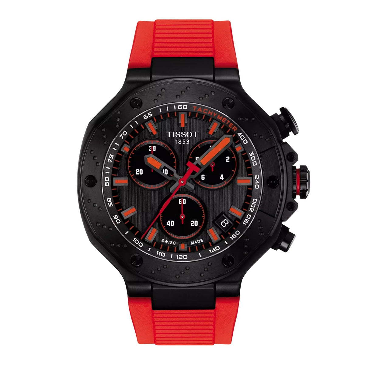 T141.417.37.061.01 Reloj Tissot T-Race de hombre correa de silicona