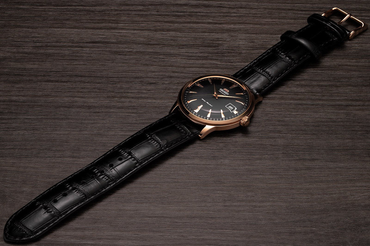 TAC00001B Reloj Orient Bambino de caballero pulsera de cuero