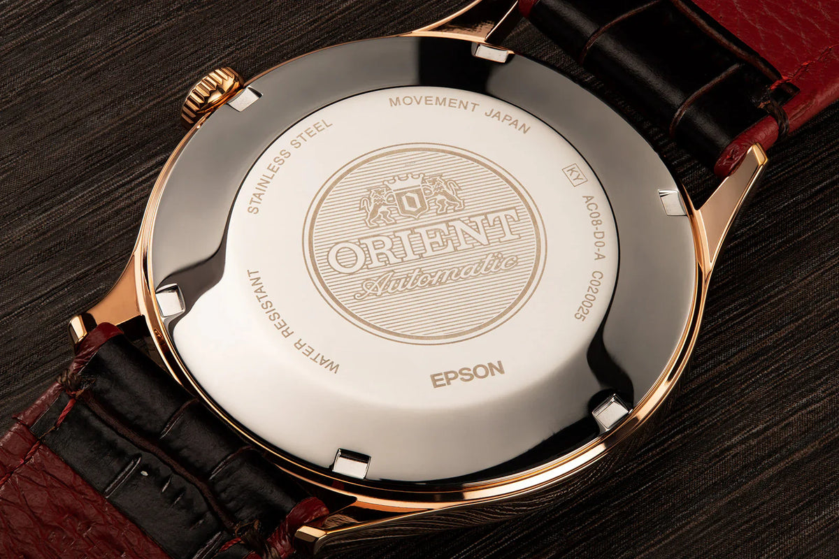 TAC08001T Reloj Orient Bambino de caballero pulsera de cuero