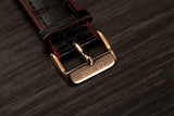 TAC08001T Reloj Orient Bambino de caballero pulsera de cuero