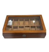 TC-002 Caja de almacenamiento de relojes 12 compartimientos