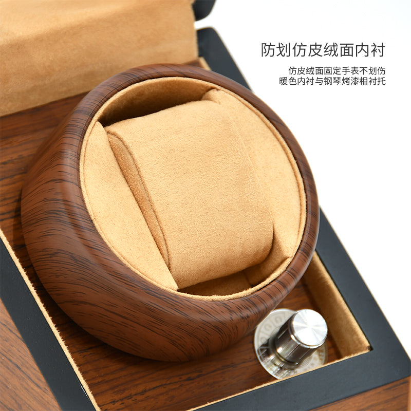 TC-010 Caja giratoria de Reloj Tancy material de madera