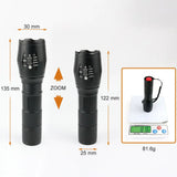 TS-FL1008 Linterna LED Táctica de 1000 Lúmenes
