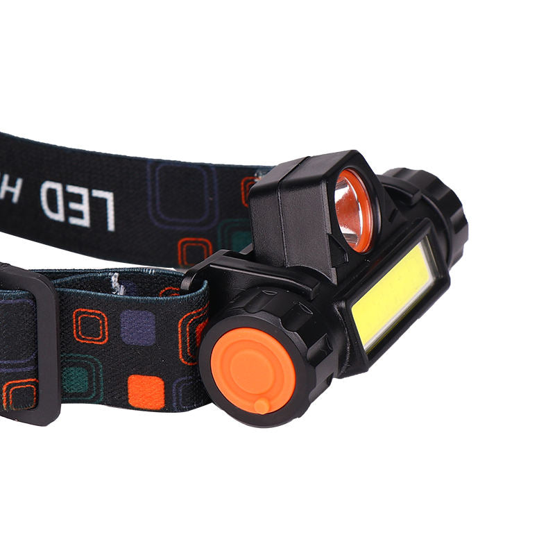 TS-HL098 Mini linterna frontal con batería integrada