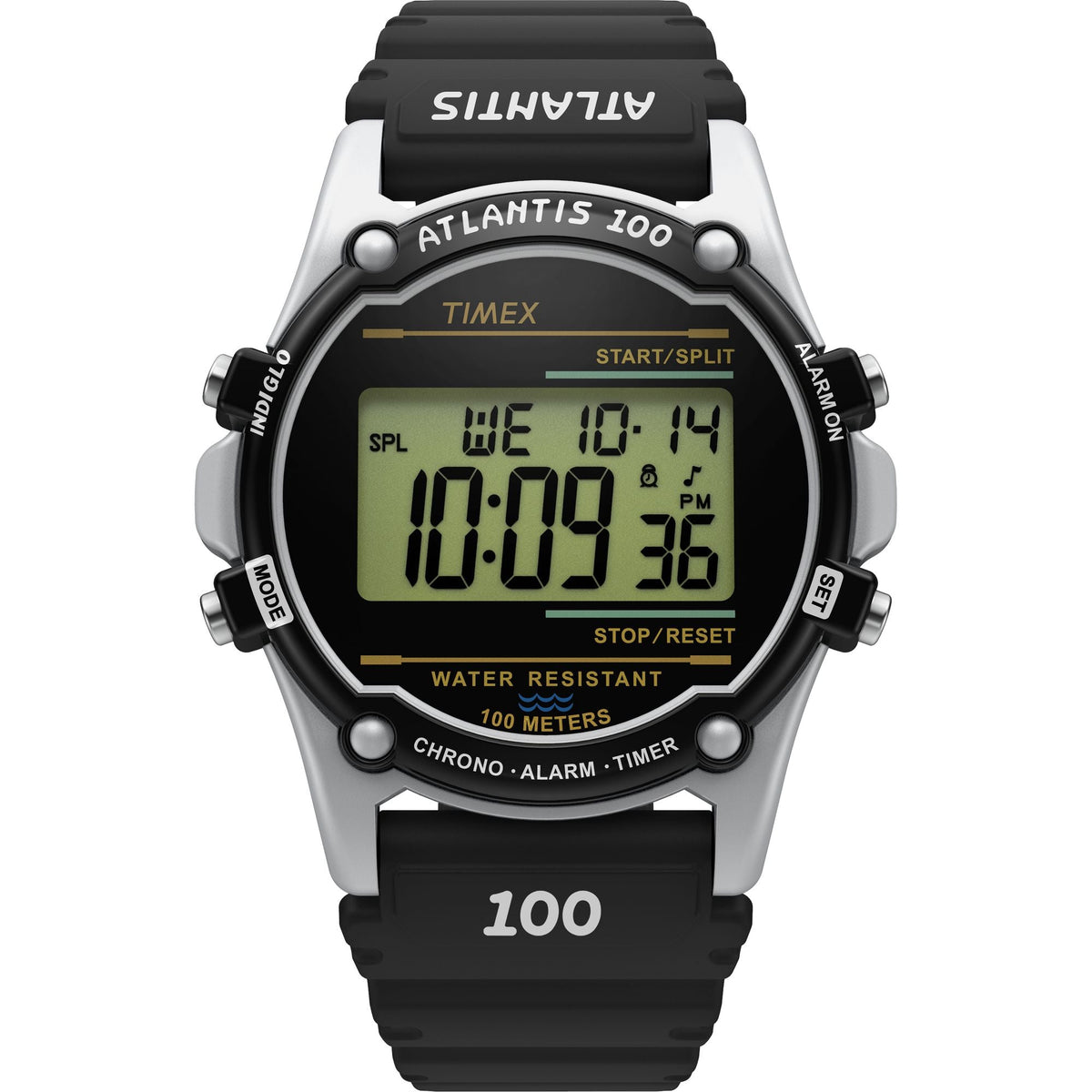 TW2U31000 Reloj Timex  Atlantis de hombre pulsera de caucho 40 mm
