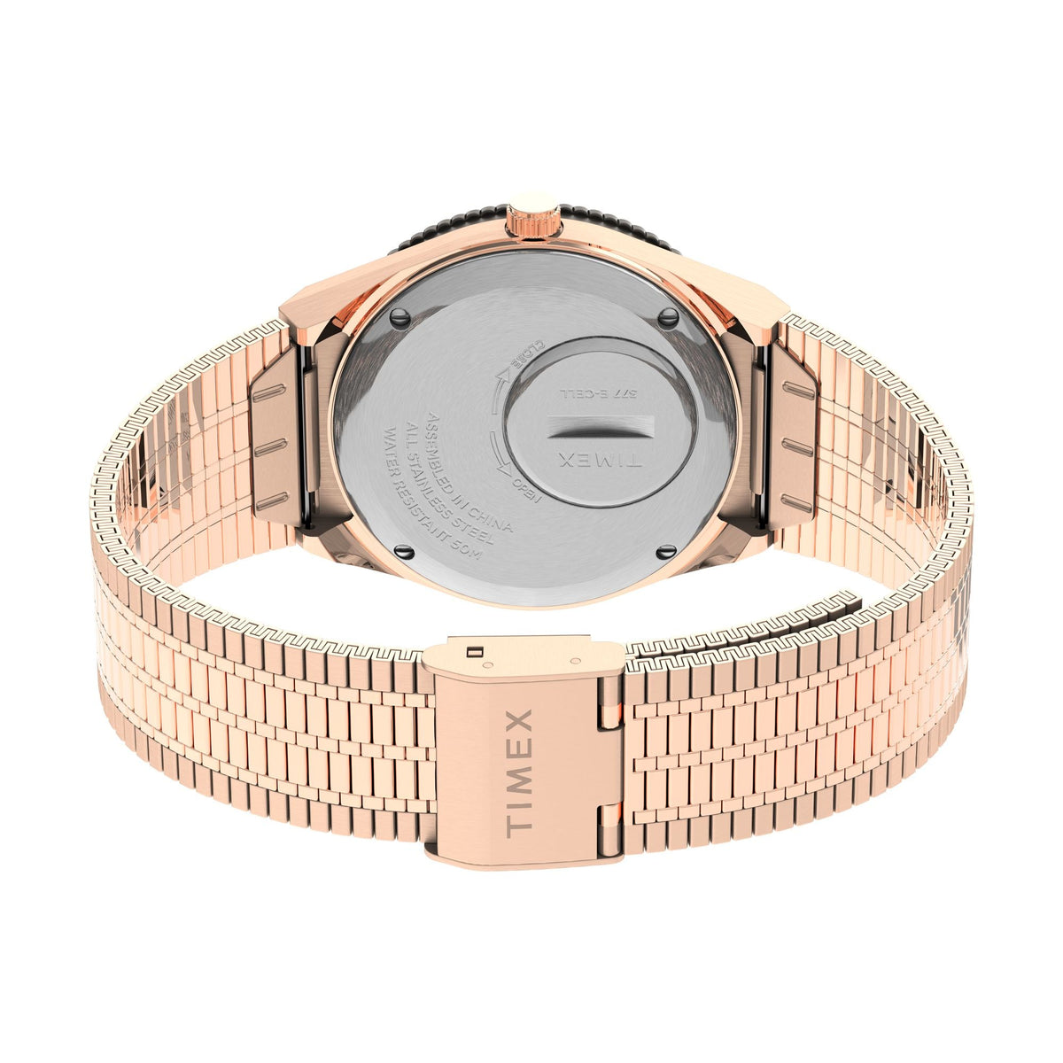 TW2U95700 Reloj Q Timex de dama pulsera de metal 36 mm