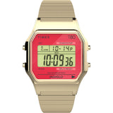 TW2V19200 Reloj Timex T80 unisex correa de metal 34 mm