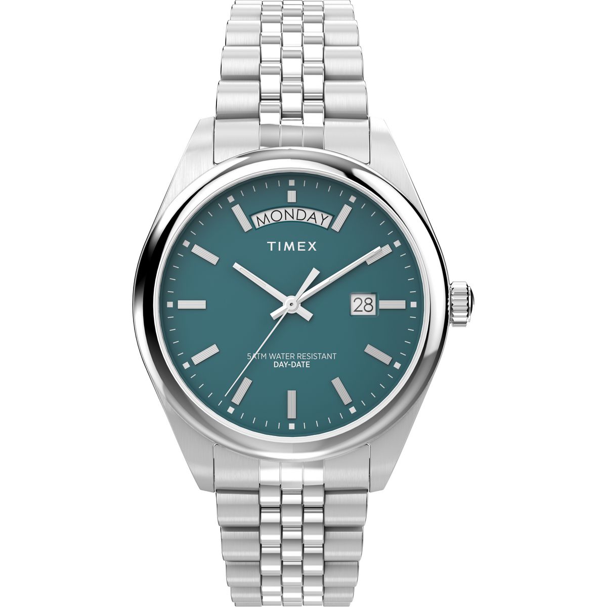 TW2V68000 Reloj Timex Legacy Day de hombre correa de metal