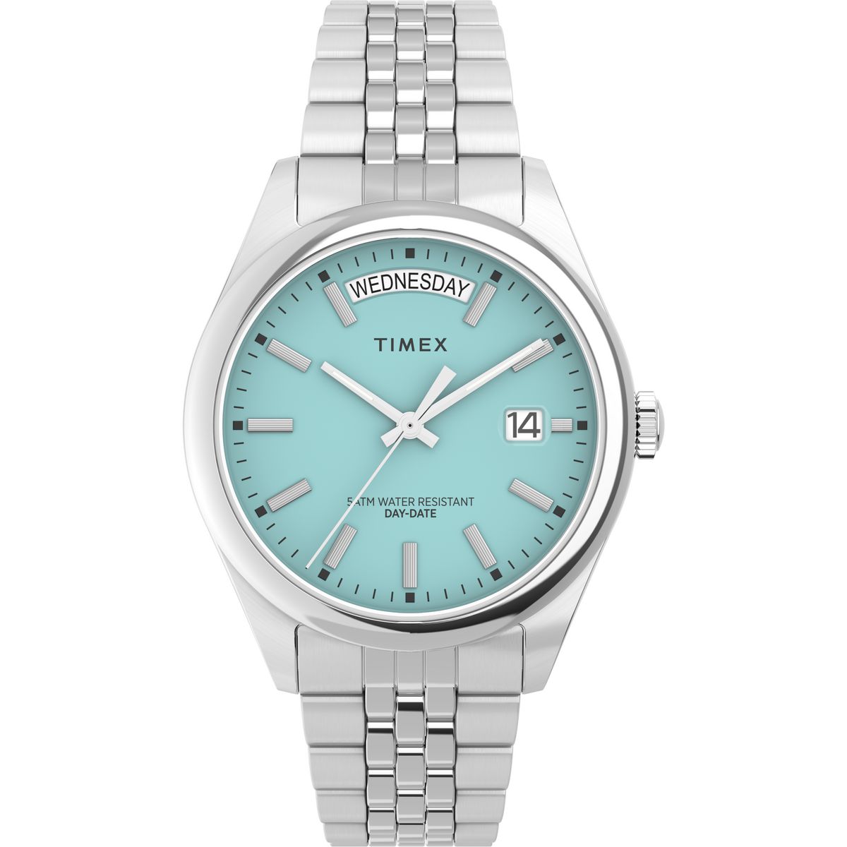 TW2V68400 Reloj Timex Legacy Day and Date de dama correa de metal