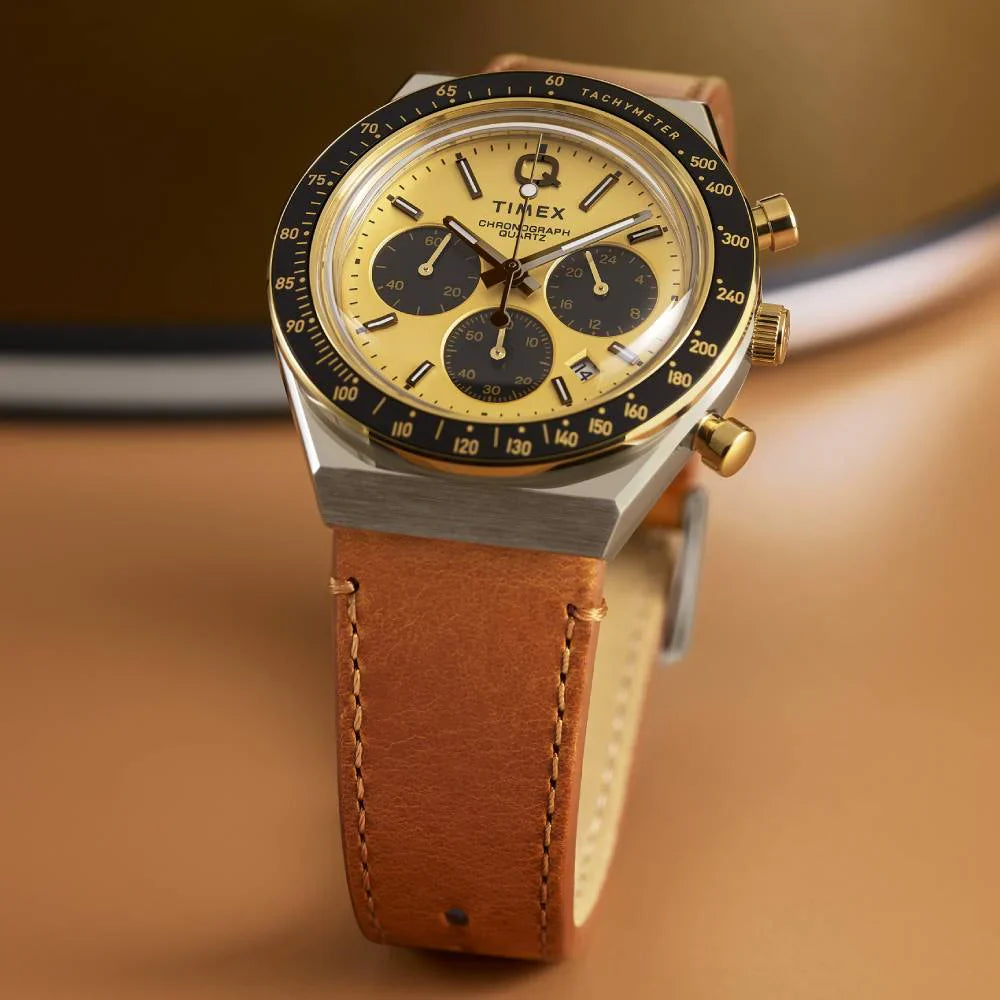 TW2W64400 Reloj Timex Q de hombre pulsera de piel