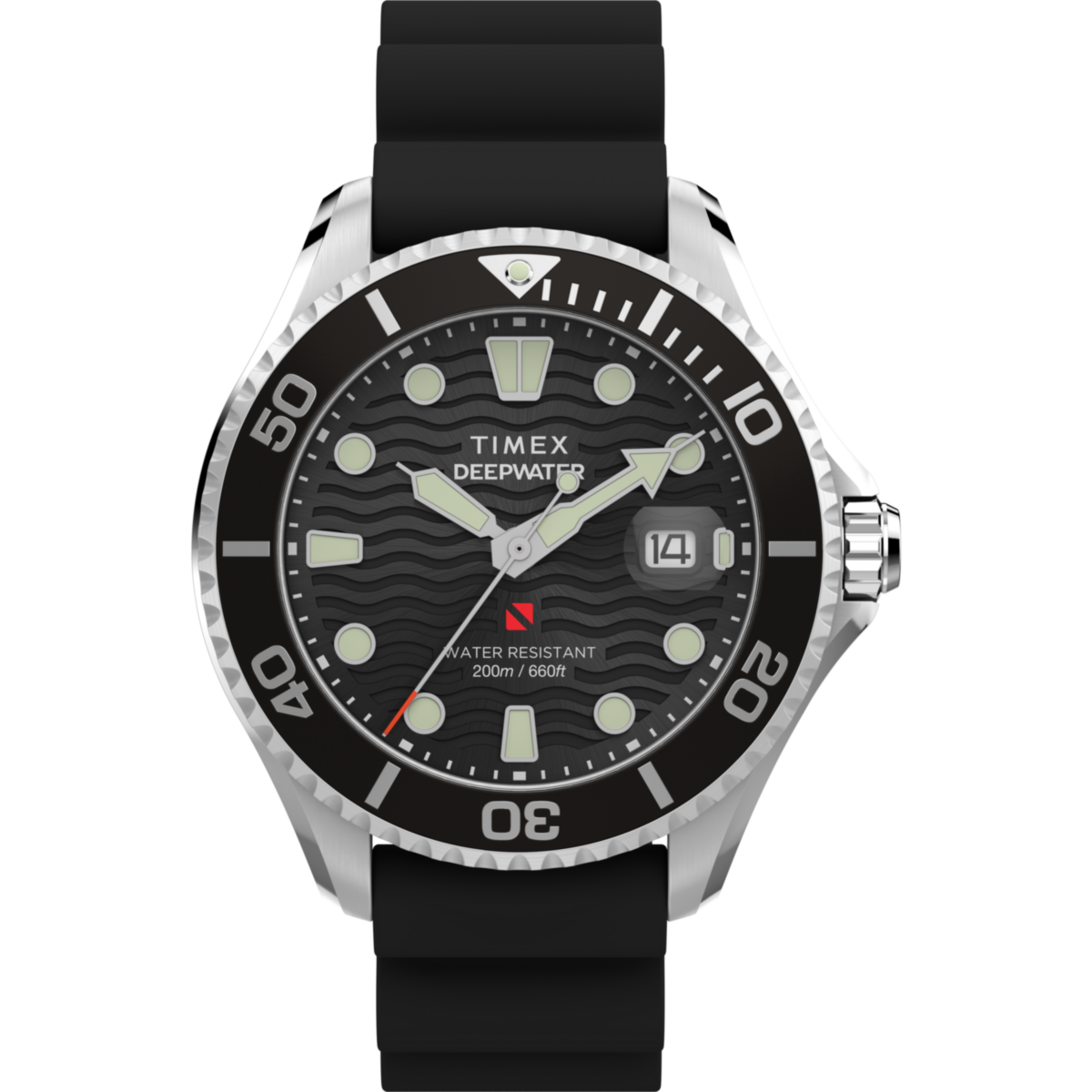 TW2W81600 Reloj Timex Deepwater Meridian 200 de hombre correa de caucho