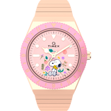 TW2W83800 Reloj Timex Q Peanuts de mujer correa de metal