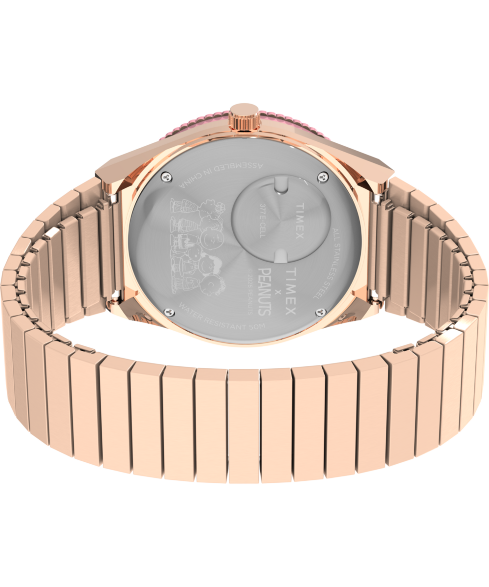TW2W83800 Reloj Timex Q Peanuts de mujer correa de metal
