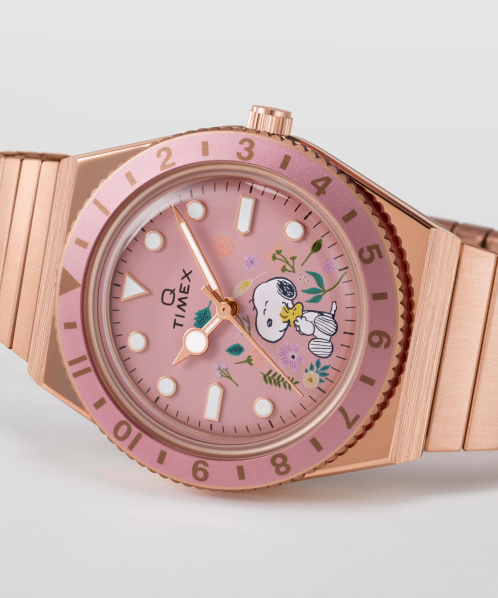 TW2W83800 Reloj Timex Q Peanuts de mujer correa de metal