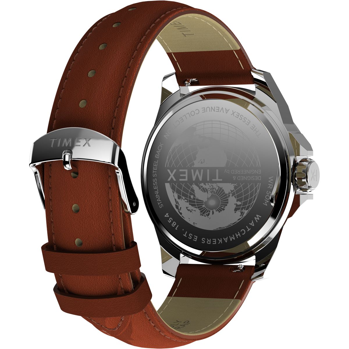 TW2W92800 Reloj Timex Essex Day de hombre correa de cuero