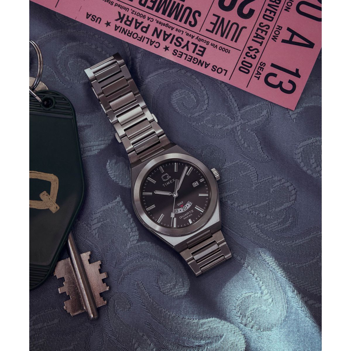 TW2Y12100 Reloj Timex Q Continental de hombre correa de metal