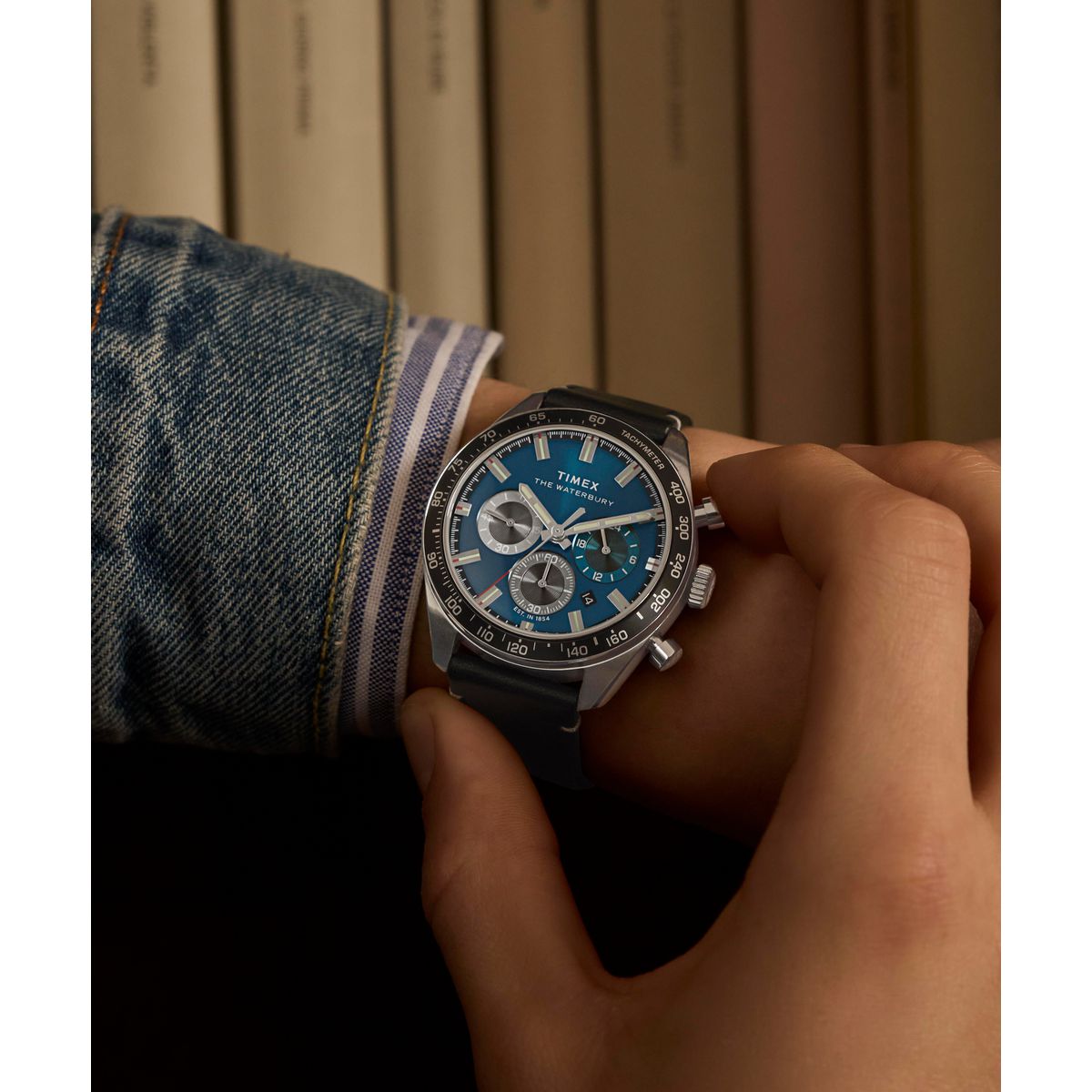 TW2Y18600 Reloj Timex Waterbury de hombre correa de piel