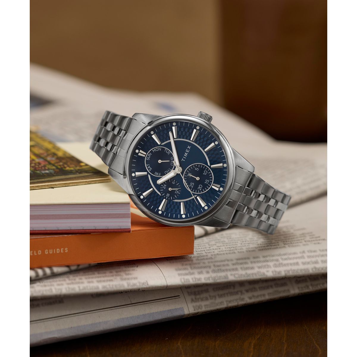 TW2Y21500 Reloj Timex Chicago de hombre correa de metal