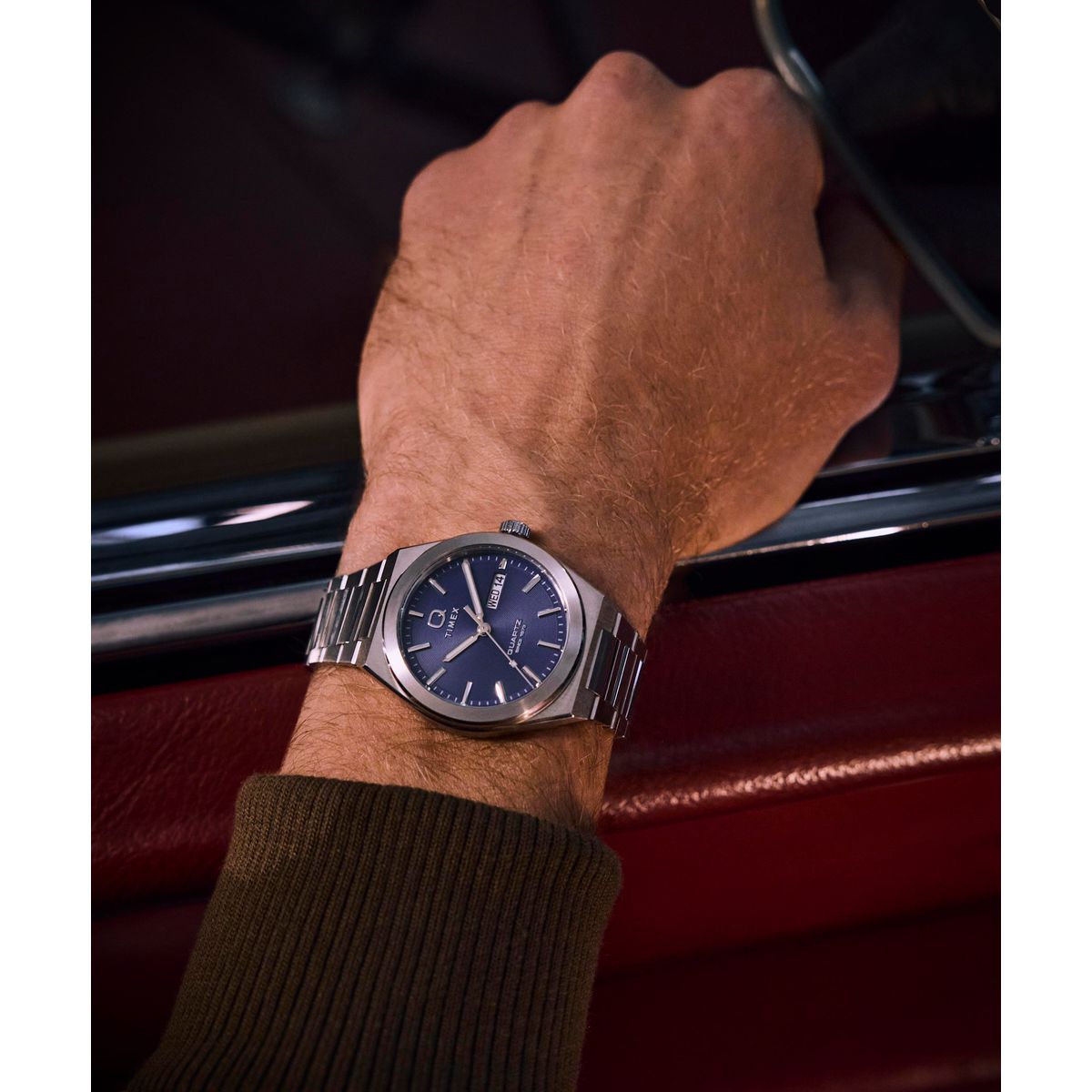 TW2Y25100 Reloj Timex Q Continental de hombre correa de metal