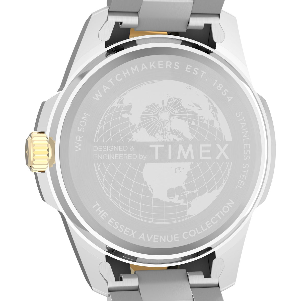 TW2Y35300 Reloj Timex Essex Day and Date de hombre correa de metal