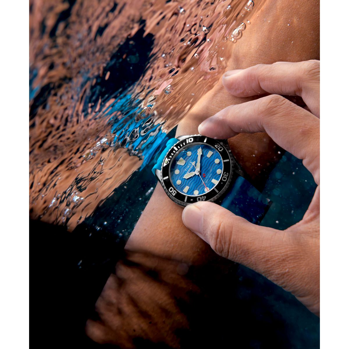 TW2Y40400 Reloj Timex Deepwater Meridian unisex pulsera de resina