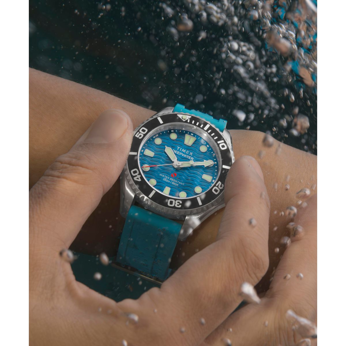 TW2Y40400 Reloj Timex Deepwater Meridian unisex pulsera de resina