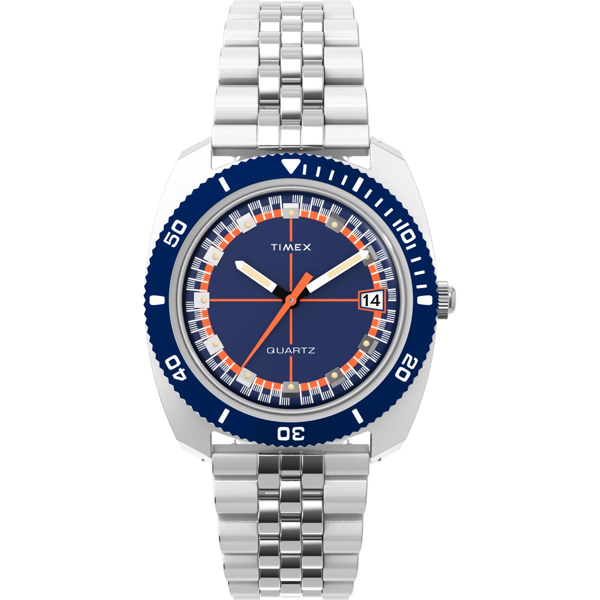 TW2Y44400 Reloj Timex Q 1971 de hombre correa de metal