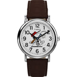 TW2Y51500 Reloj Timex Weekender Snoopy de hombre correa de cuero
