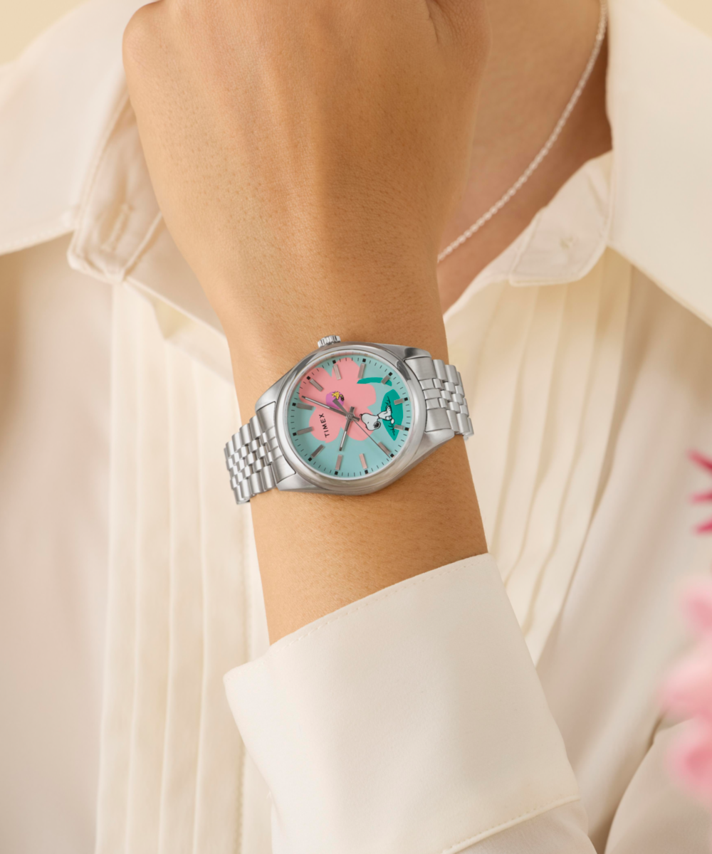 TW2Y52600 Reloj Timex Legacy Snoopy de mujer correa de metal