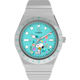 TW2Y52700 Reloj Timex Q Snoopy de dama banda de metal