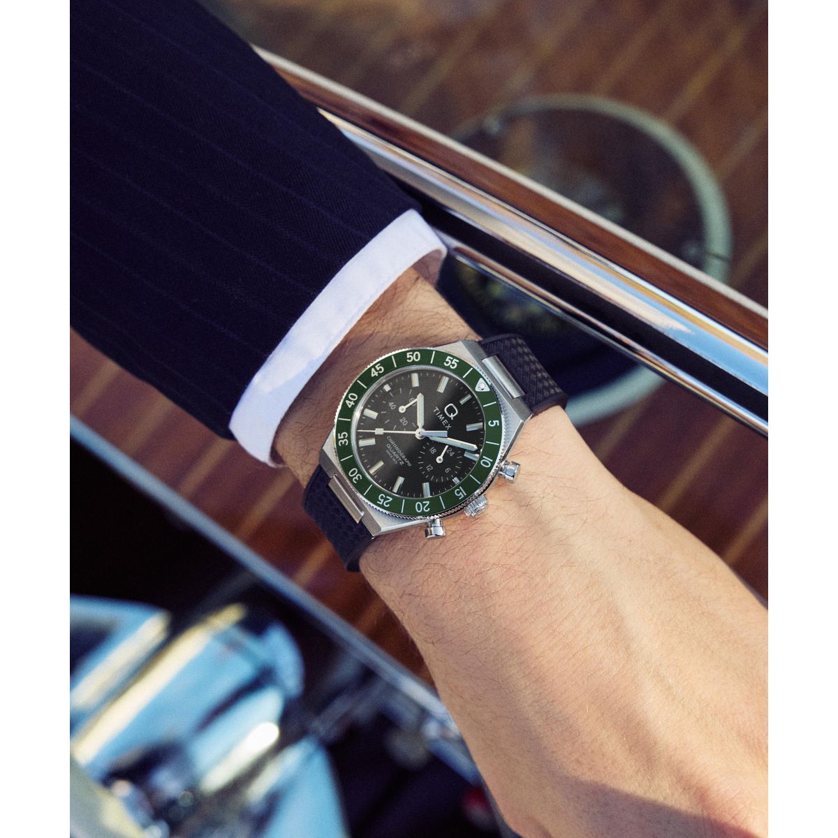 TW2Y56100 Reloj Timex Q  Continental  de hombre correa de resina