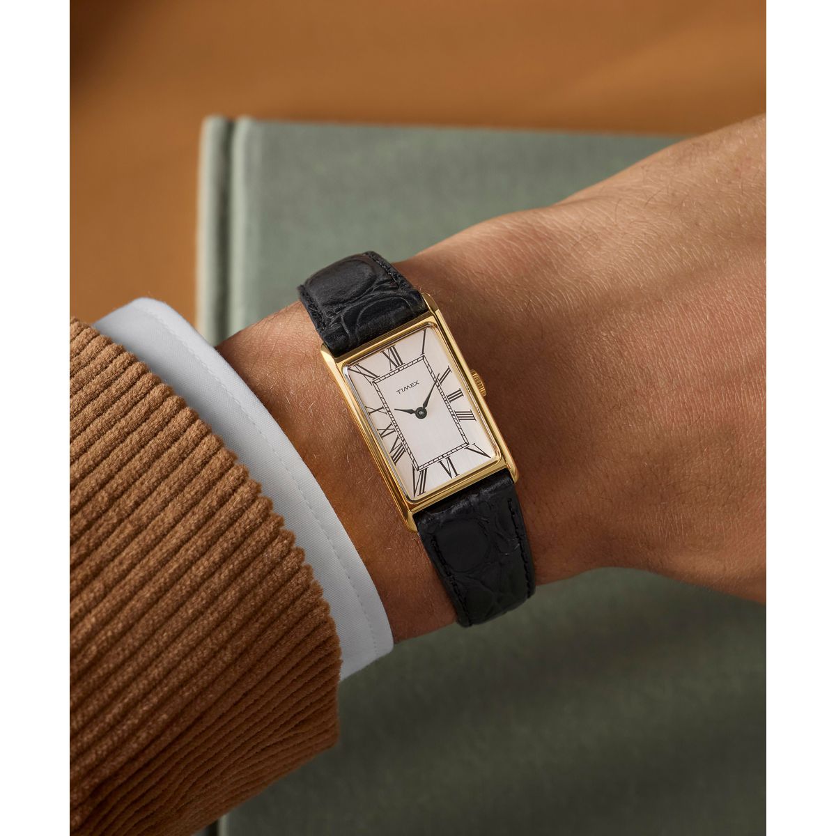 TW2Y56200 Reloj Timex 1976 Lexington de hombre banda de cuero