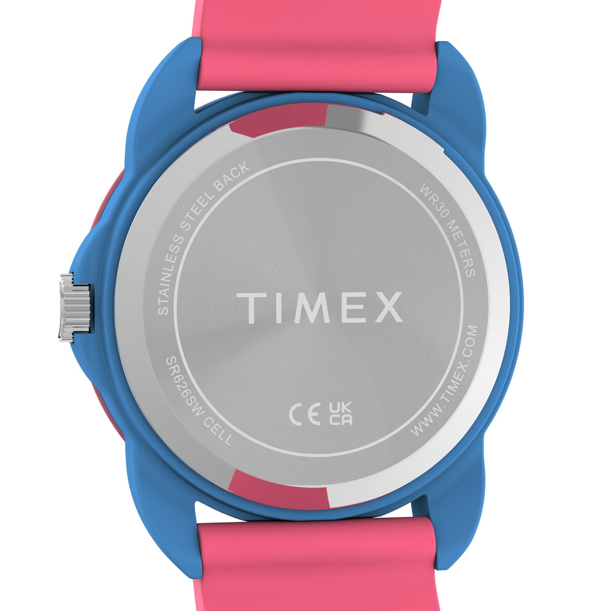 TW2Y59700 Reloj Timex Teacher Corazon y mariposas infantil banda de silicona