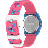TW2Y59700 Reloj Timex Teacher Corazon y mariposas infantil banda de silicona