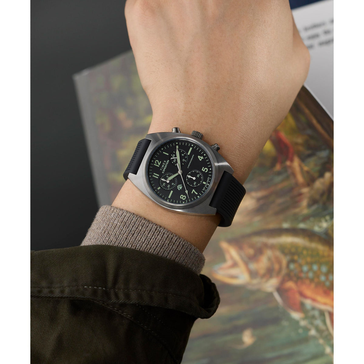 TW2Y61000 Reloj Timex Expedition Capstone de hombre correa de silicona